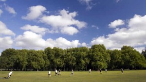 Football in the park